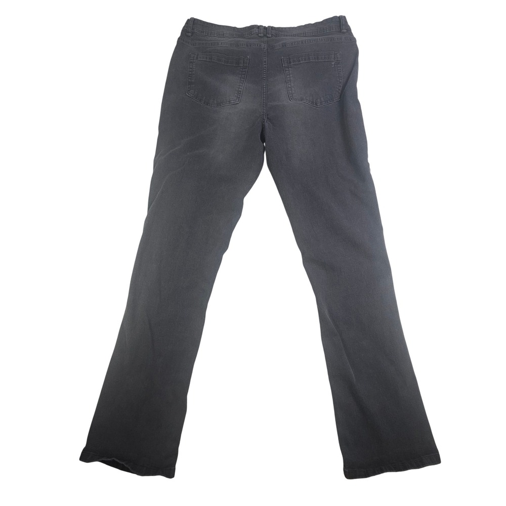 The Perfect Jean NYC Mens 40x34 Bootcut Gray Black Stretch Denim Jeans Casual - Picture 2 of 9